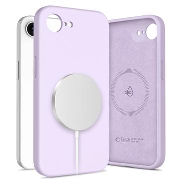 iPhone 16e Tech-Protect flytende silikon-deksel - MagSafe-kompatibel - Mauve