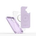 iPhone 16e Tech-Protect flytende silikon-deksel - MagSafe-kompatibel - Mauve