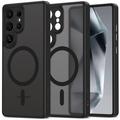 Samsung Galaxy S25 Ultra Tech-Protect MagCam-deksel - MagSafe-kompatibel - matt svart