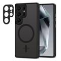 Samsung Galaxy S25 Ultra Tech-Protect MagCam-deksel - MagSafe-kompatibel - matt svart
