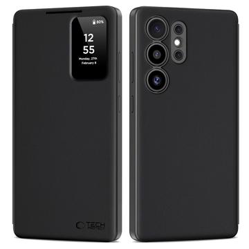 Samsung Galaxy S25 Ultra Tech-Protect Smart Flip-etui - Svart