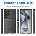 Samsung Galaxy S25 Ultra Thunder Series TPU-deksel - Svart
