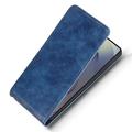Samsung Galaxy S25 Ultra Vertikalt Flip-Deksel med Kortlomme - Mørkeblå