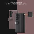 Samsung Galaxy S25 Lommebok-deksel i Lær med Stativ