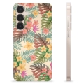 Samsung Galaxy S25+ TPU-deksel - Rosa Blomster