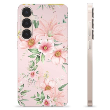 Samsung Galaxy S25+ TPU-deksel - Akvarell Blomster