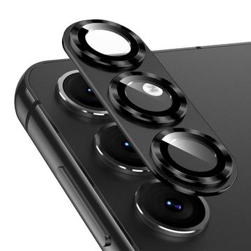 Samsung Galaxy S25+ Hat Prince Full Cover Kamera Linse Beskytter - Svart