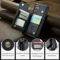 Samsung Galaxy S25+ Caseme C22 etui RFID-kortlommebok - Svart