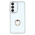 Samsung Galaxy S25+/S24+ CrystalGlow Hybrid-deksel med ringholder