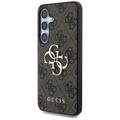 Samsung Galaxy S25+ Guess 4G Big Metal Logo Hybrid-deksel - Brun
