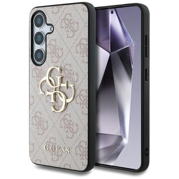 Samsung Galaxy S25+ Guess 4G Big Metal Logo Hybrid-deksel - Rosa