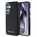Samsung Galaxy S25+ Karl Lagerfeld Saffiano Metal Logo Deksel - Svart