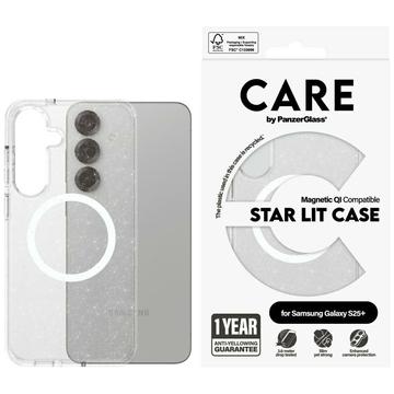 Samsung Galaxy S25+ PanzerGlass Care Star Lit Deksel - MagSafe-kompatibel - Gjennomsiktig hvit