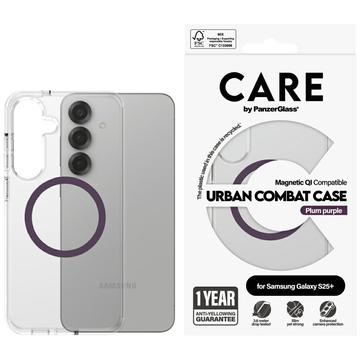 Samsung Galaxy S25+ PanzerGlass Care Urban Combat-deksel - MagSafe-kompatibel - Plomme Lilla