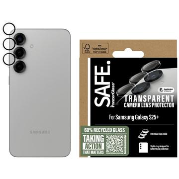 Samsung Galaxy S25+ PanzerGlass Safe kameralinsebeskytter - Gjennomsiktig