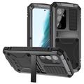 Samsung Galaxy S25+ R-Just Premium-deksel med kickstand og skjermbeskytter i herdet glass