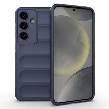Samsung Galaxy S25+ Rugged TPU-deksel - Mørkeblå