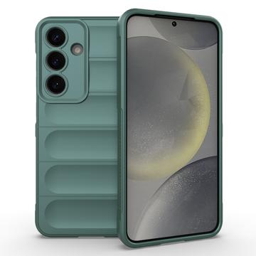 Samsung Galaxy S25+ Rugged TPU-deksel - Grøn