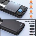 Samsung Galaxy S25+/S24+ batterideksel med ekstra batteri - 10000mAh - svart