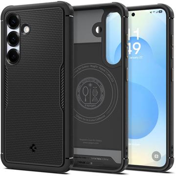 Samsung Galaxy S25+ Spigen Core Armor Mag MagSafe TPU-deksel - Svart