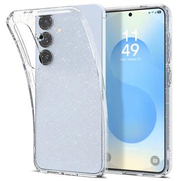 Samsung Galaxy S25+ Spigen Liquid Crystal Glitter Deksel - Gjennomsiktig