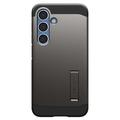 Samsung Galaxy S25+ Spigen Tough Armor Mag Deksel - Våpenmetall