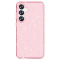 Samsung Galaxy S25+ Stylish Glitter Series Hybrid-deksel - Rosa