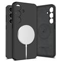 Samsung Galaxy S25+ Tech-Protect flytende silikon-deksel - MagSafe-kompatibel - Svart