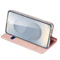 Samsung Galaxy S26 Dux Ducis Skin Pro Flip-deksel - Rosa