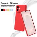 Samsung Galaxy S26 Edge Flytende silikon-deksel med håndstropp - rød