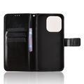 OnePlus 15 Lommebokveske med Stativ - Svart