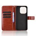 OnePlus 15 Lommebokveske med Stativ - Brun