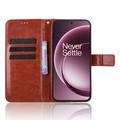 OnePlus 15 Lommebokveske med Stativ - Brun