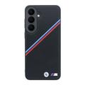 Samsung Galaxy S26 FE BMW M Perforated Tricolor Stripe Magnetisk-deksel - svart
