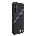 Samsung Galaxy S26 FE BMW M Perforated Tricolor Stripe Magnetisk-deksel - svart