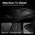 Samsung Galaxy S26 FE Børstet TPU-deksel - karbonfiber - svart