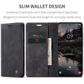 Samsung Galaxy S26 FE Caseme 013 Series Lommebok-deksel - Svart
