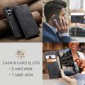 Samsung Galaxy S26 FE Caseme 013 Series Lommebok-deksel - Svart