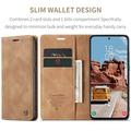 Samsung Galaxy S26 FE Caseme 013 Series Lommebok-deksel - Brun