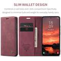 Samsung Galaxy S26 FE Caseme 013 Series Lommebok-deksel - Rød