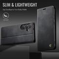 Samsung Galaxy S26 FE Caseme 033 Lommebok-etui med kalvestruktur og RFID-blokkering - Svart