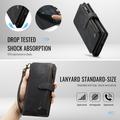 Samsung Galaxy S26 FE Caseme C30 Multifunksjonell Lommebok-deksel - Svart