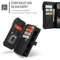 Samsung Galaxy S26 FE Caseme C30 Multifunksjonell Lommebok-deksel - Svart
