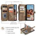 Samsung Galaxy S26 FE Caseme C30 Multifunksjonell Lommebok-deksel - Brun