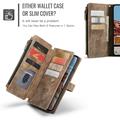 Samsung Galaxy S26 FE Caseme C30 Multifunksjonell Lommebok-deksel - Brun