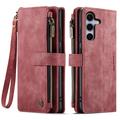 Samsung Galaxy S26 FE Caseme C30 Multifunksjonell Lommebok-deksel - Rød