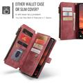 Samsung Galaxy S26 FE Caseme C30 Multifunksjonell Lommebok-deksel - Rød