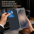 Samsung Galaxy S26 FE Smart View-flipetui med rutemønster og kortlomme - brun