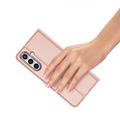 Samsung Galaxy S26 FE Dux Ducis Skin Pro Flip-deksel - Rosa