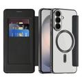 Samsung Galaxy S26 FE Flip-deksel med kortspor - MagSafe-kompatibelt - svart